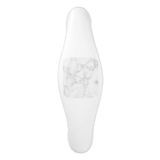 Poignée De Porte En Céramique Marbre Blanc