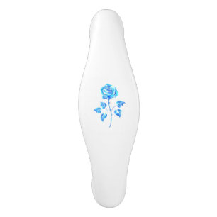 Poignée De Porte En Céramique Rose bleu brûlant