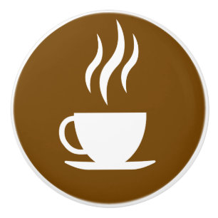 Poignée de porte en forme de café