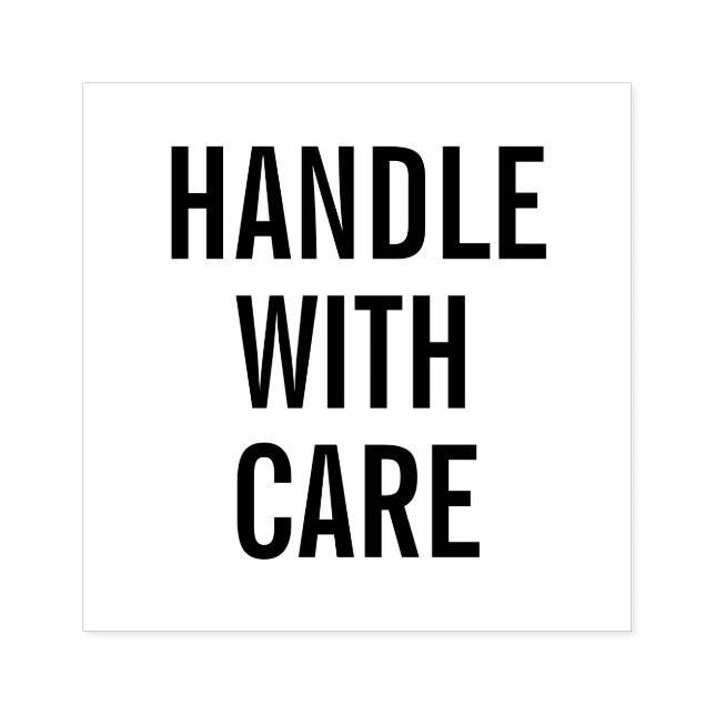 Poignée de texte simple avec tampon de caoutchouc (Impression)