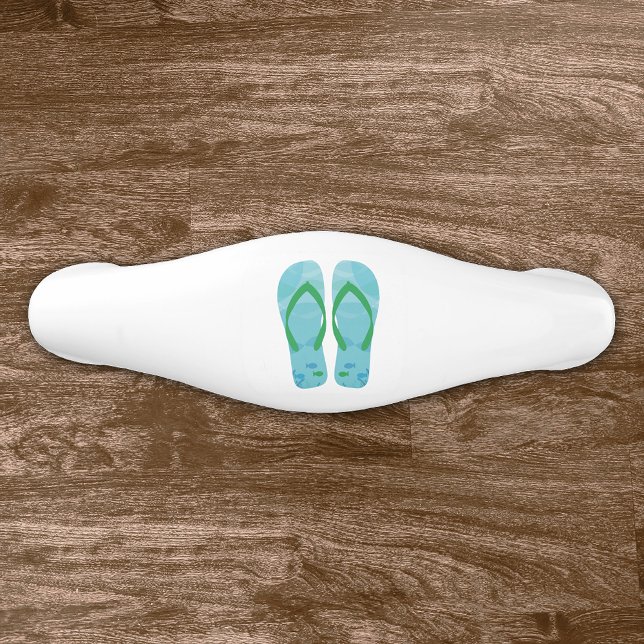 Poignée De Tiroir En Céramique Blue Fish Summer Beach Flip Flops Porte Knoth (Créateur téléchargé)