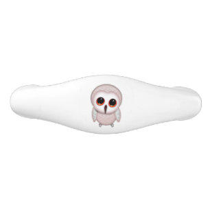 Poignée De Tiroir En Céramique Illustration de chouette bébé mignonne