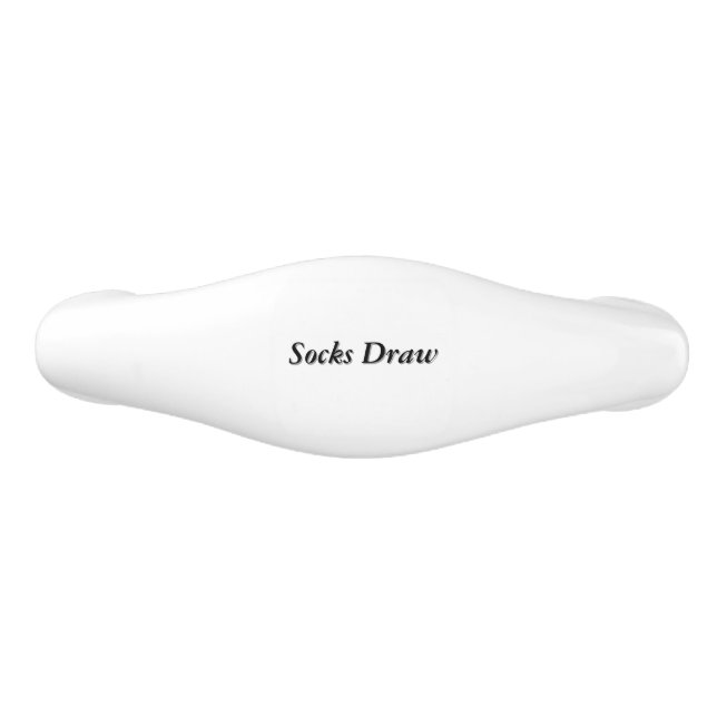 Poignée De Tiroir En Céramique Sock Draw (Devant)