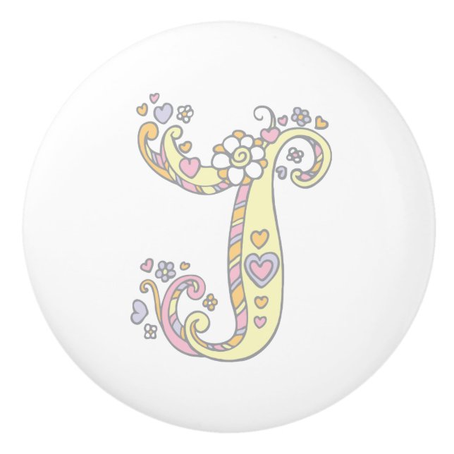 Poignée d'extraction de la poignée en monogramme J (Devant)