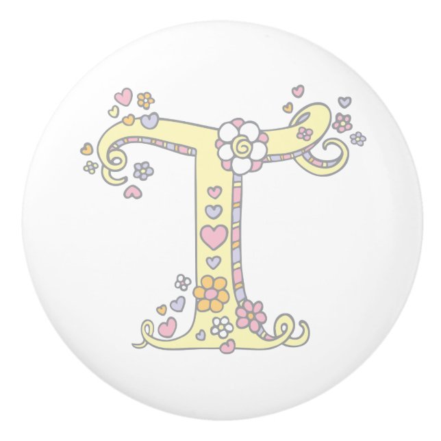 Poignée d'extraction de la poignée monogramme T le (Devant)