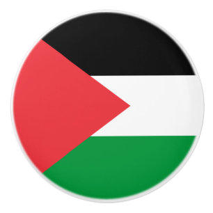 Poignée en céramique avec drapeau de la Palestine