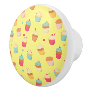 Poignée en céramique Cupcake Sweet Treats