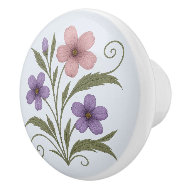 Poignée en Céramique nature sauvage (Droite)