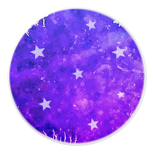 Poignée en céramique Purple Night (Devant)
