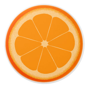 Poignée orange de bouton de traction de tranche d