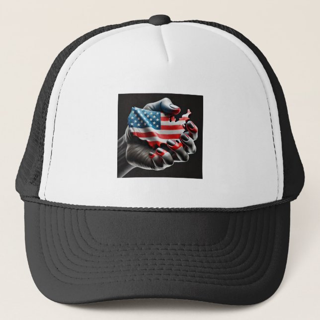 Poignée patriotique - Casquette de la fierté améri (Devant)