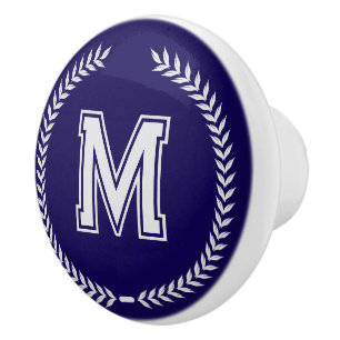 Poignées de tiroir personnalisées avec monogramme