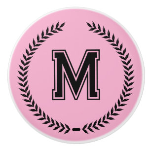 Poignées de tiroir personnalisées avec monogramme