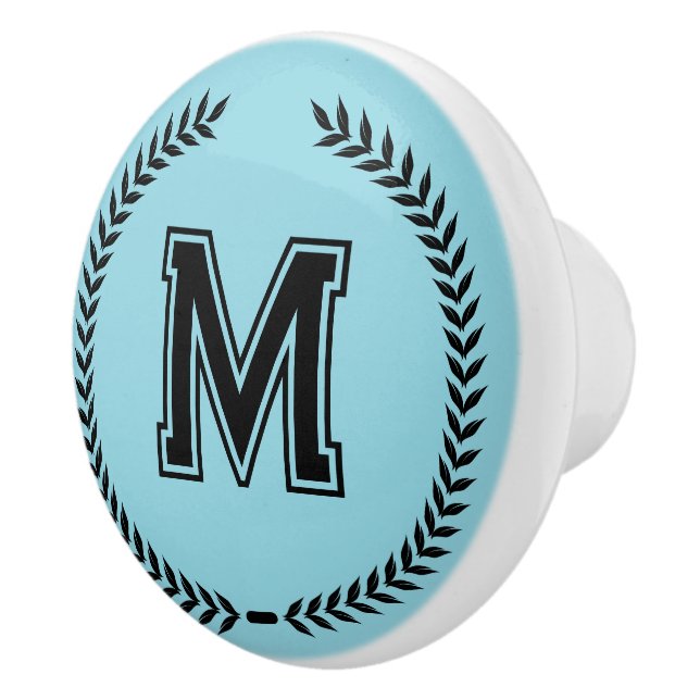 Poignées de tiroir personnalisées avec monogramme  (Droite)