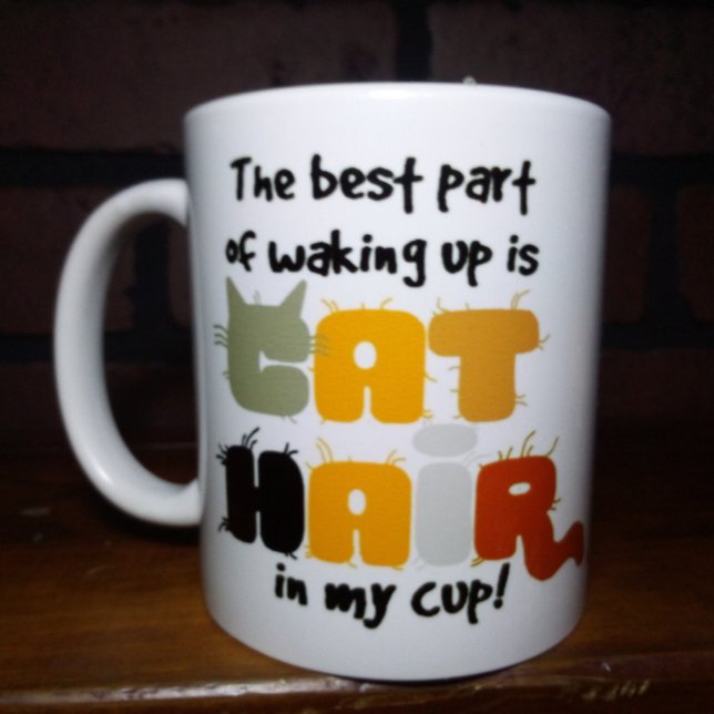 Poils de Chat Dans Mon Mug Tasse Humoristique pour (Créateur téléchargé)