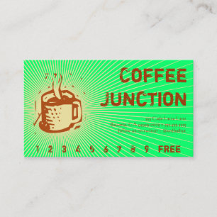 Poinçon de boissons de café/carte de fidélité
