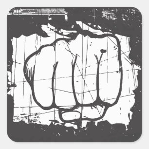 poinçonnage à la main - autocollant