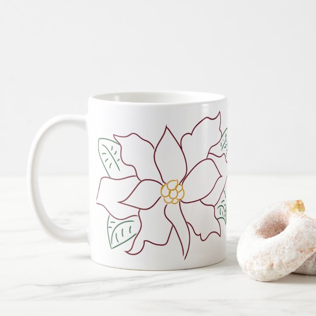 Poinsététie minimale - Mug de dessin (Avec donut)
