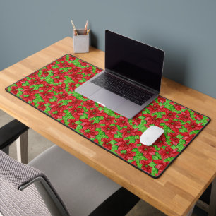 Poinsettia aquarelle motif de Noël Enveloppement P