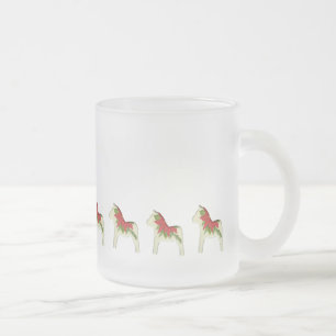 Poinsettia Dala Horse Cidre Chaud Mug