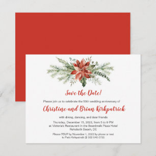 Poinsettia rouge persistante Noël - Patti K RSVP