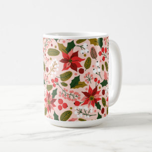 Poinsettia tasse de vacances d'hiver