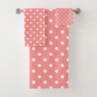Point de polka rose