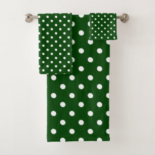 Point de polka vert