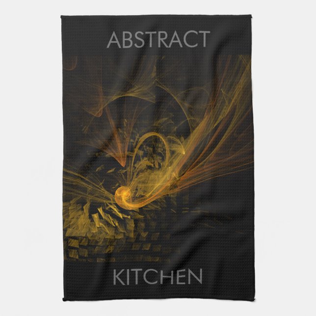 Point de rupture Art Abstrait serviette de cuisine (Vertical)