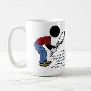 Point de vue : Mug Stupide