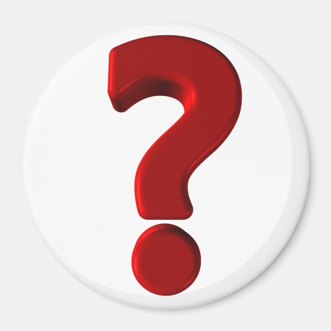 Point d'interrogation Magnet (Devant)