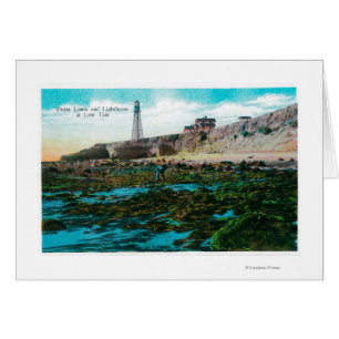 Point Loma et phare à marée basse