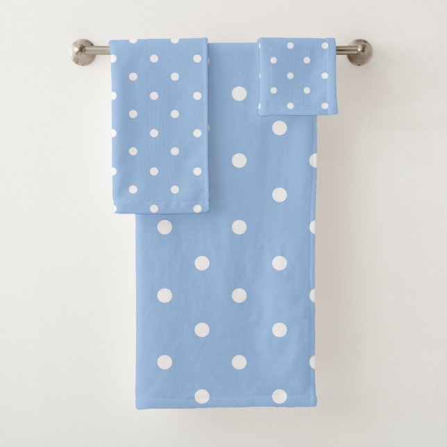 Point Polka bleu ressort (En situation)
