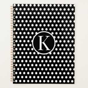 Point Polka de la lettre initiale personnalisée