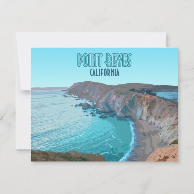 Point Reyes National Seashore California Vintage (Devant)