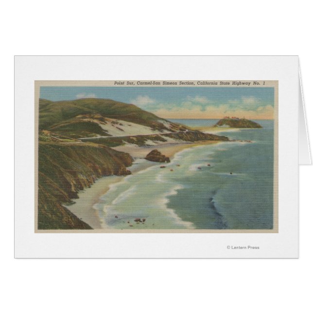 Point Sur, Section Carmel San Simeon, Hwy 1 (Devant horizontal)
