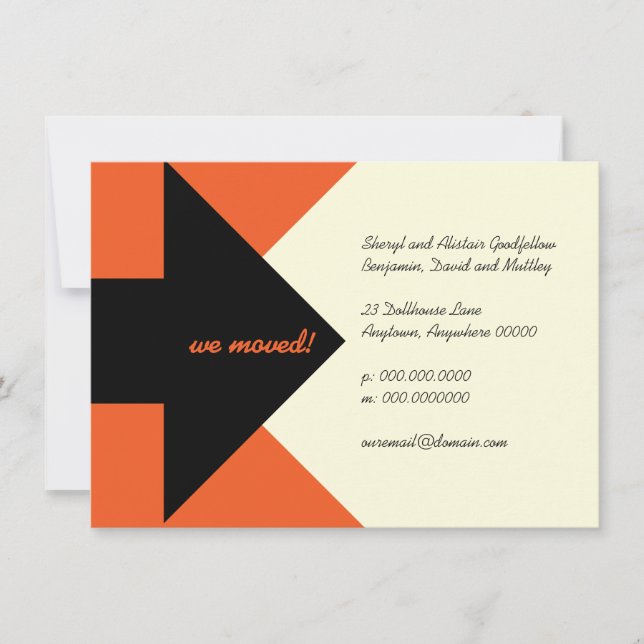 Pointage du faire-part et de l'invitation mobiles (Devant)