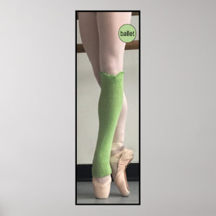 Pointe Chaussures Ballet Poster