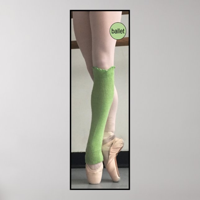Pointe Chaussures Ballet Poster (Devant)