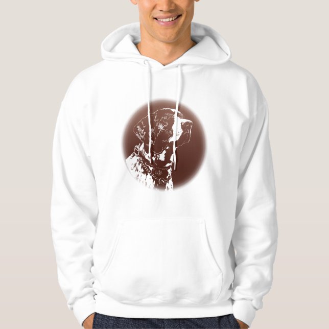 Pointeur Sweat - shirt à capuche Allemand Pointer  (Devant)