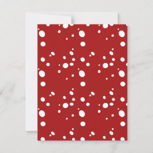 Points blancs sur carte de la Saint-Valentin d'amo
