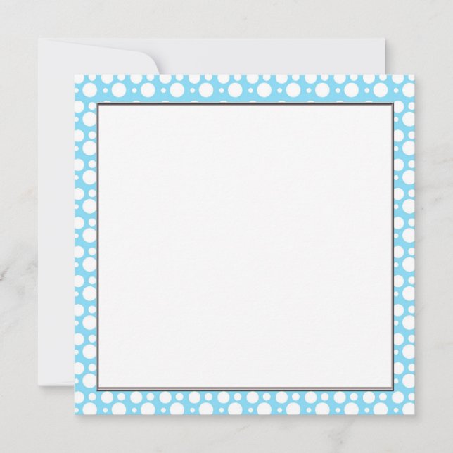 points bleu clair, une décoration simple et agréab (Devant)