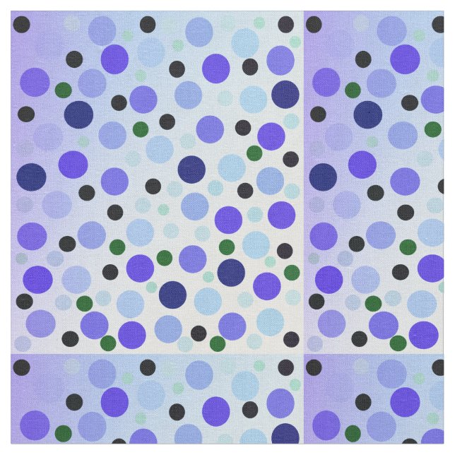 Points bleus d'été, Tissu (Fermer)