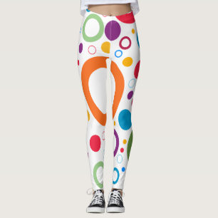 Points Cercle colorés Leggings