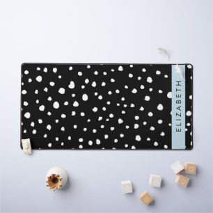 Points dalmatiens, Spots, Noir et Blanc, Votre nom