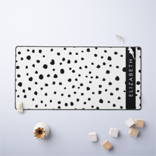 Points dalmatiens, Spots, Noir et Blanc, Votre nom