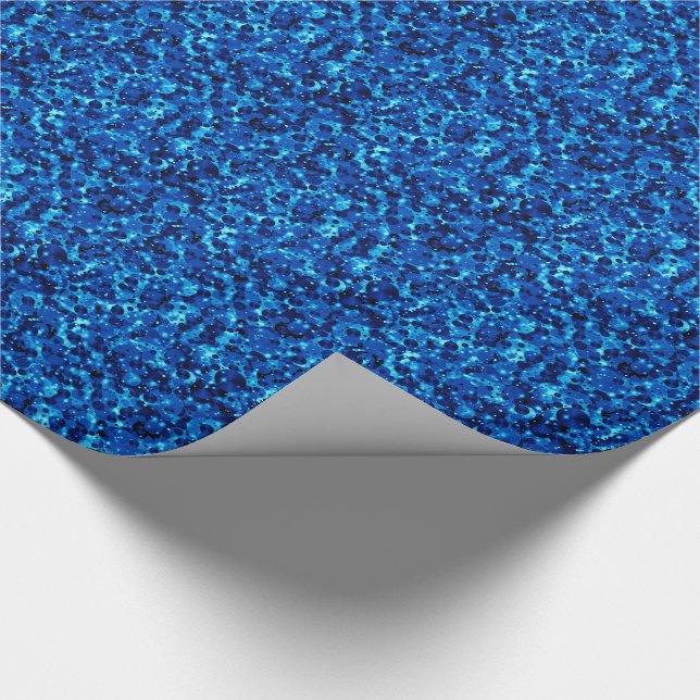 POINTS DE FÊTE 7-Bleu CADEAU PAPIER À REPASSER (Coin)