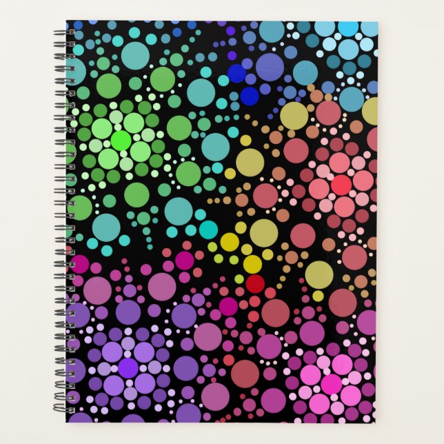 Points de mosaïque colorés (Devant)