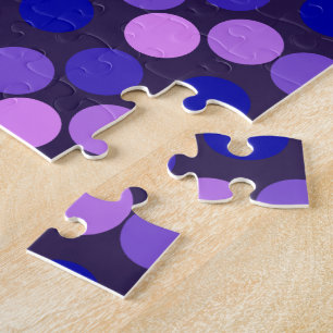 Points de vue violet et rose JIGSAW PUZZLE