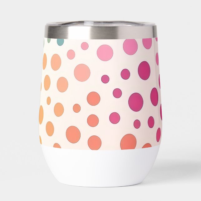 Points d'énergie Pop Art Dégradé Coloré (Arrière)